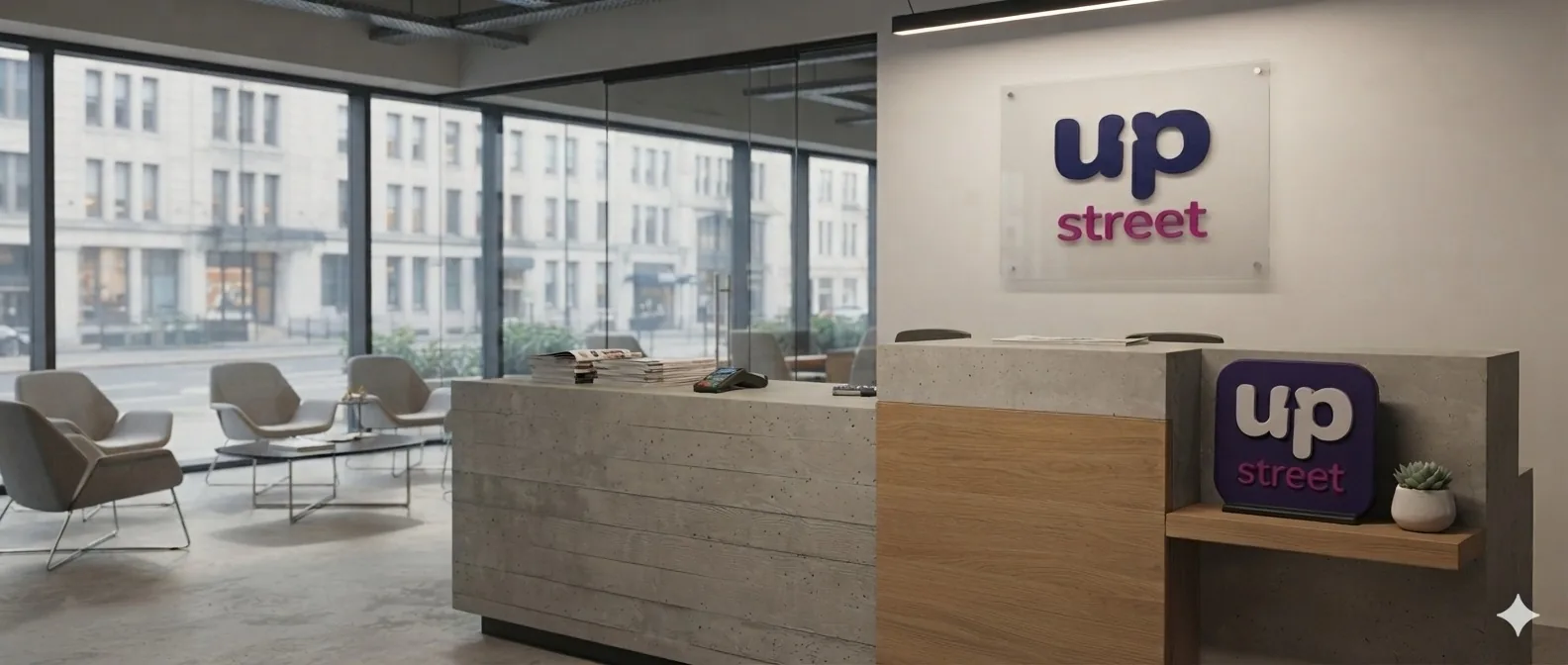 Visualisation: a Desk Icon on a reception counter
